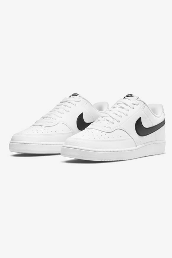Court Vision Next Nature Sneaker - Weiss + Schwarz