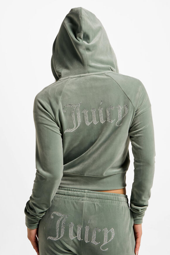 Madison Samt Crop Jacke - Chinois Green