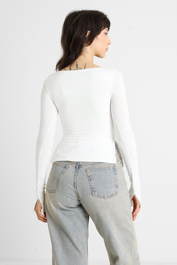 Langarmshirt - Offwhite