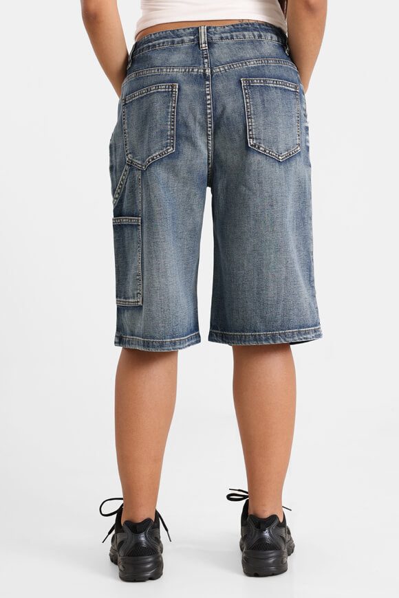 Jeansshorts - Dunkelblau