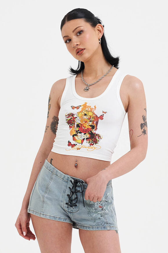 Crop Tanktop - Offwhite