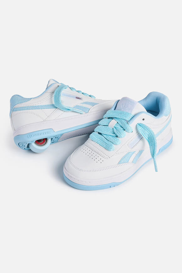 Club C Sneaker - White + Light Blue