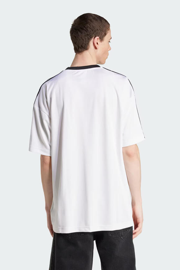 Jacquard Jersey T-Shirt - White + Black
