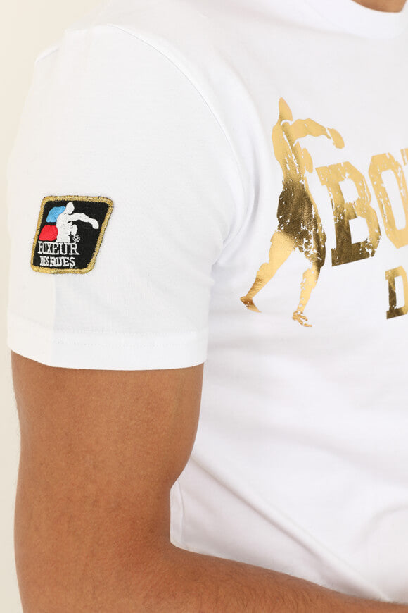 T-Shirt - White + Gold
