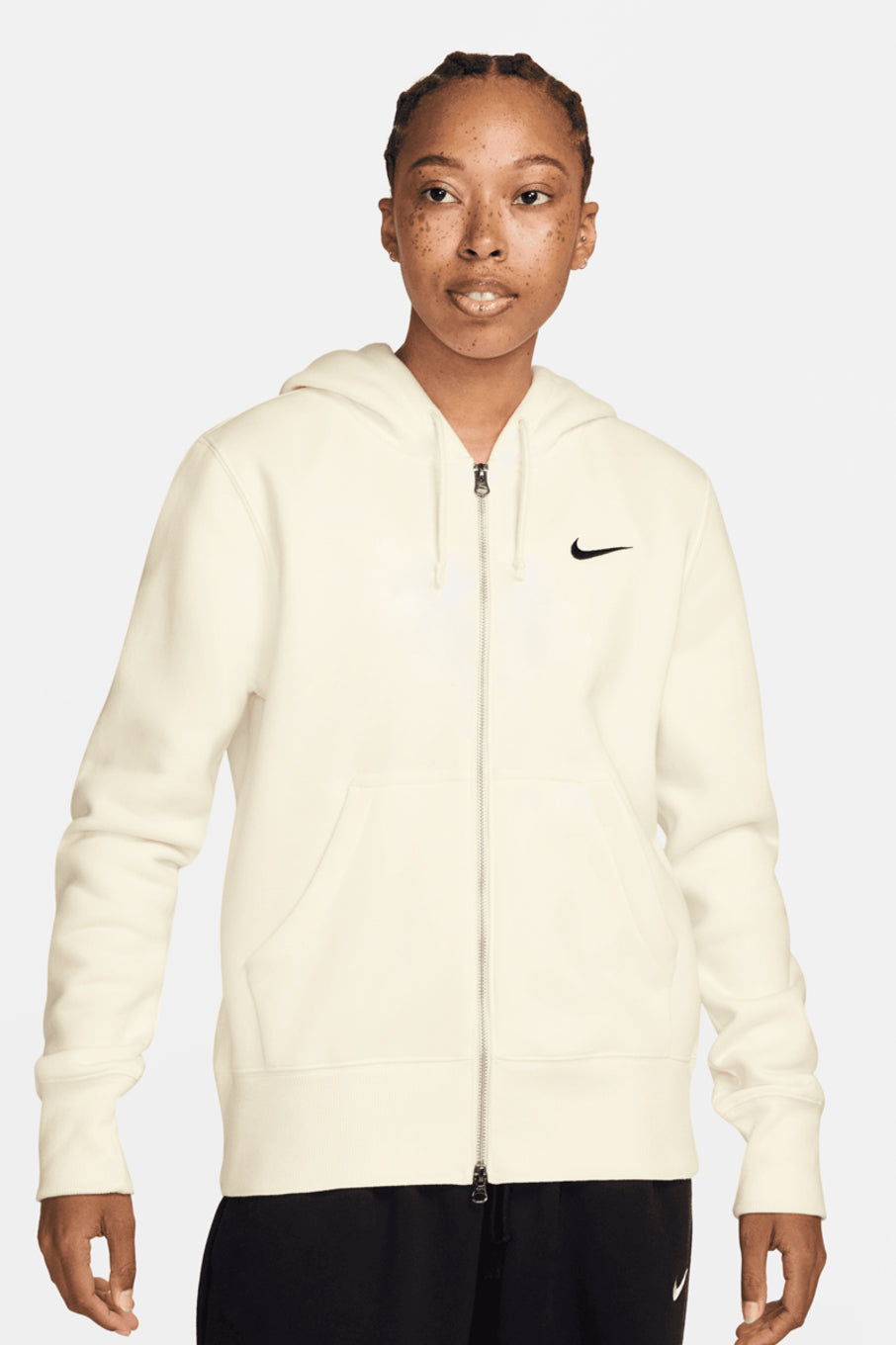 Phoenix Fleece Kapuzensweatjacke - Sail