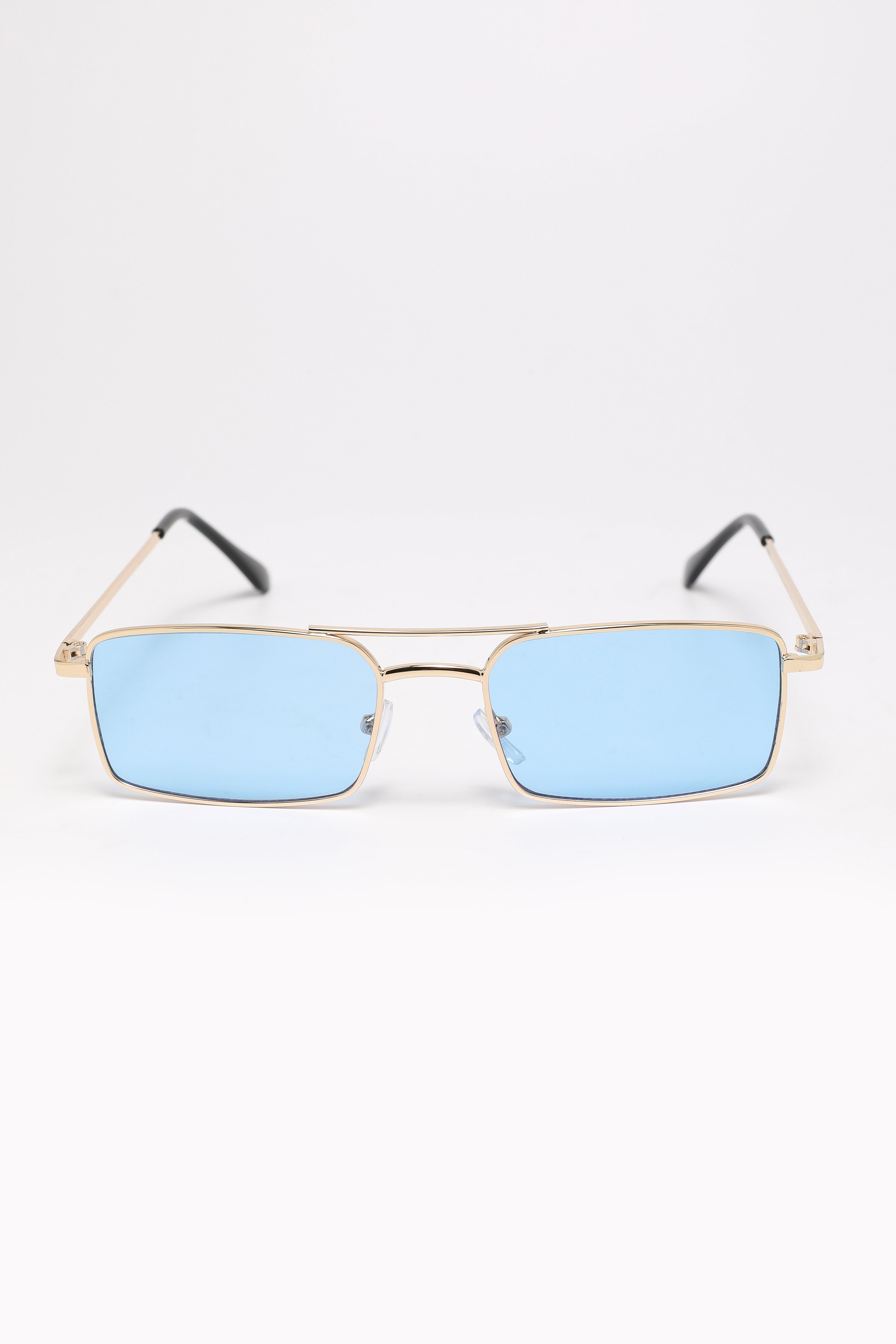 Brille - Gold + Light Blue