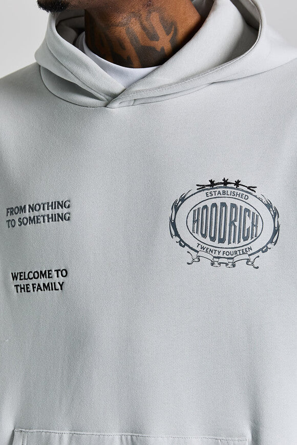 Oversize Kapuzensweatshirt - Dawn Blue