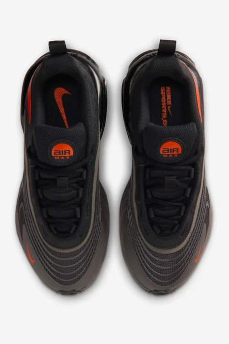 Air Max Fire Sneaker - Medium Ash + Team Orange + Black
