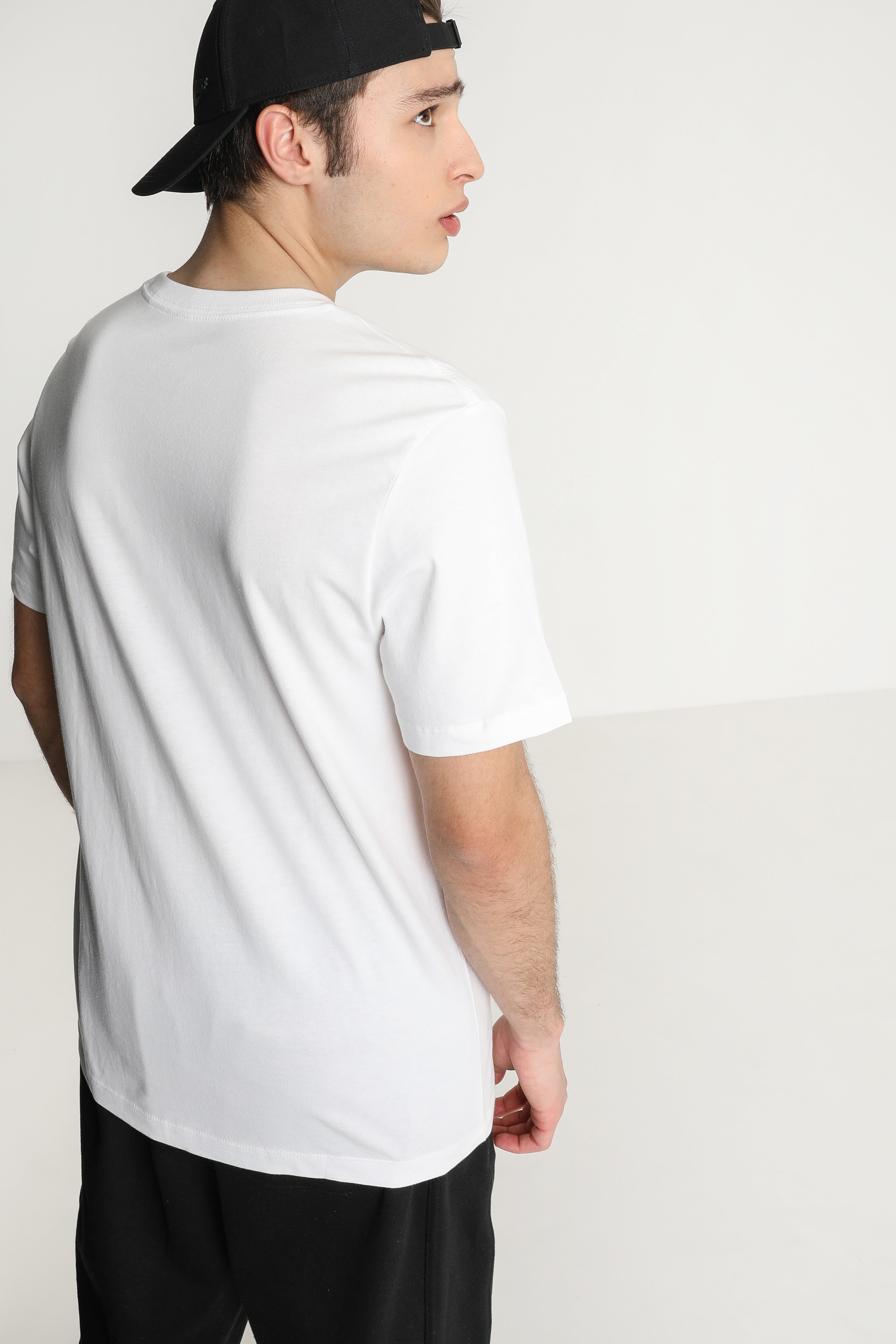 T-Shirt - White + Black