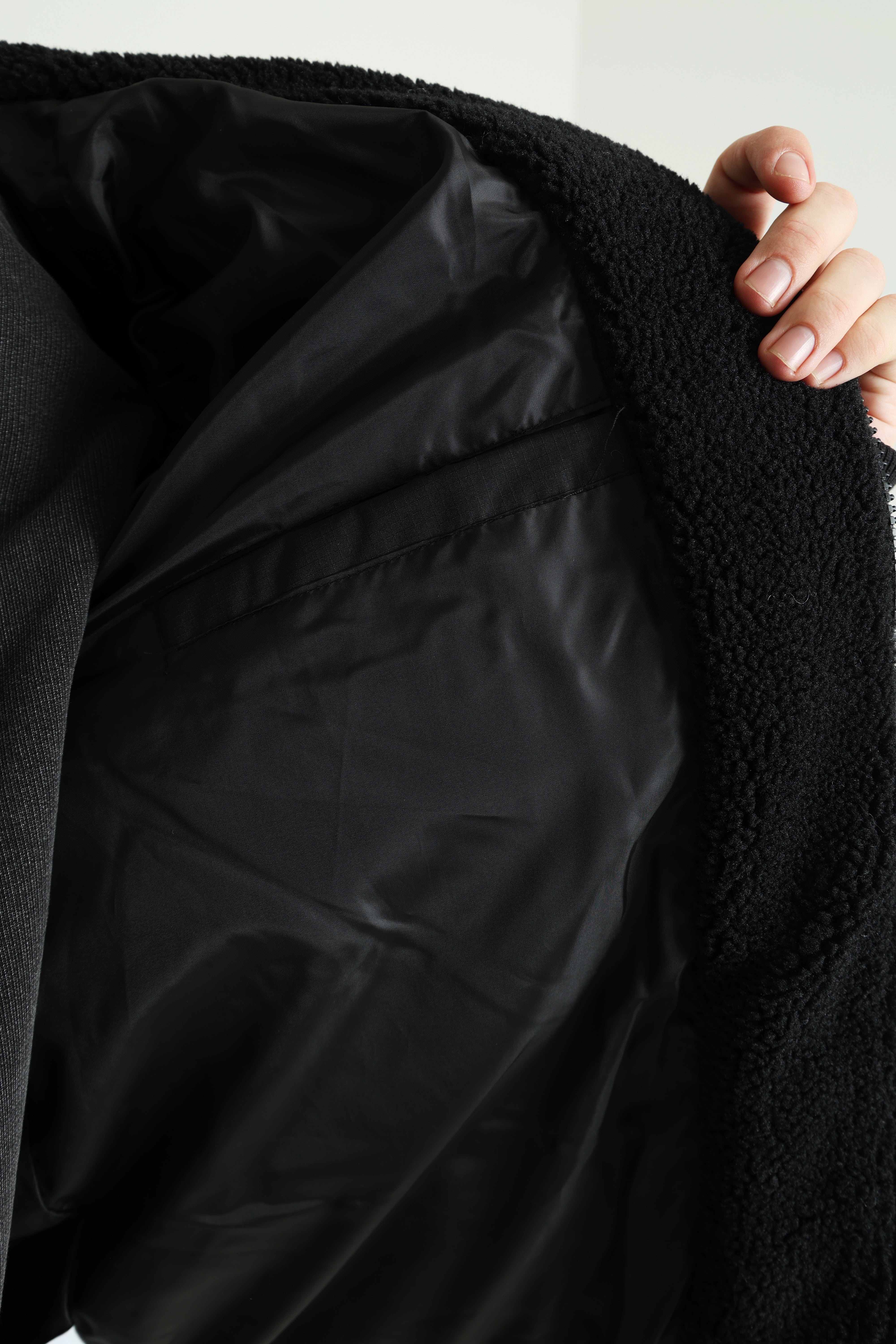 Puffer Bomberjacke - Black