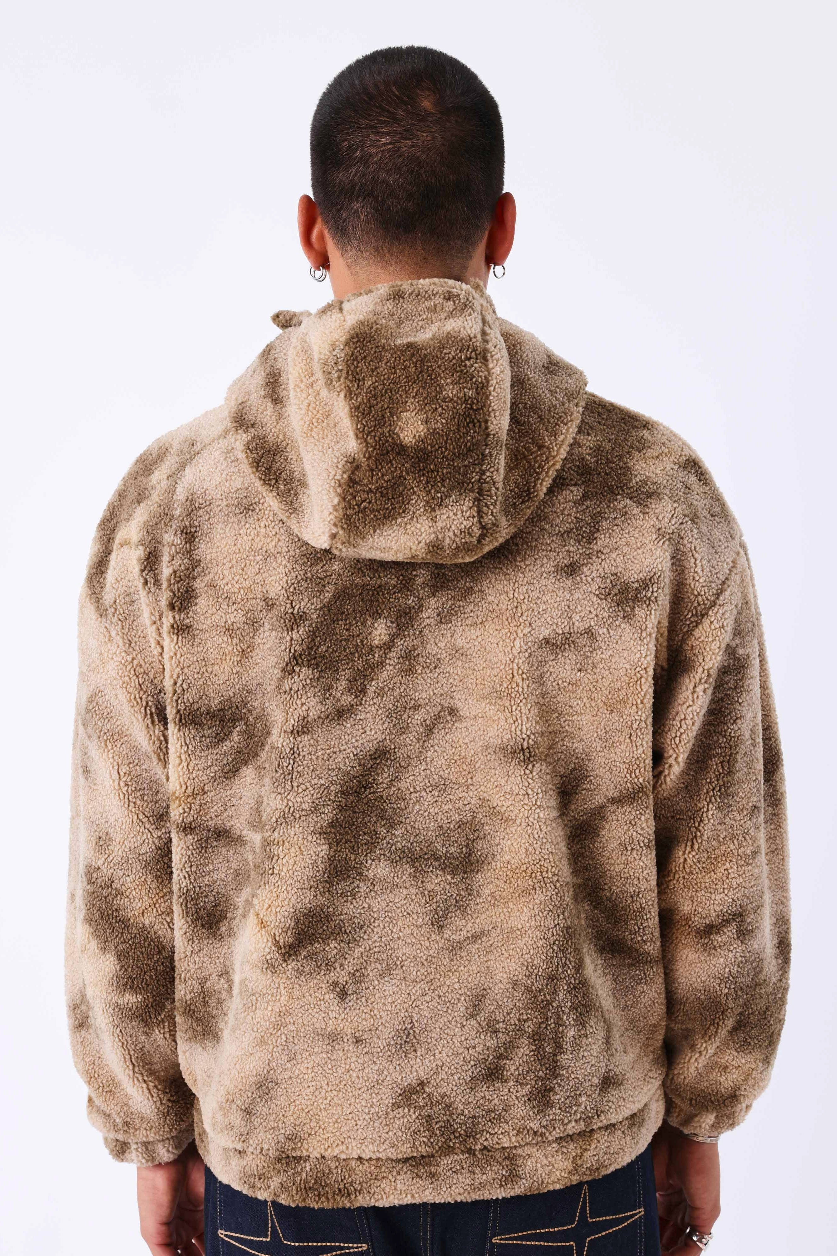 Fleecejacke - Beige