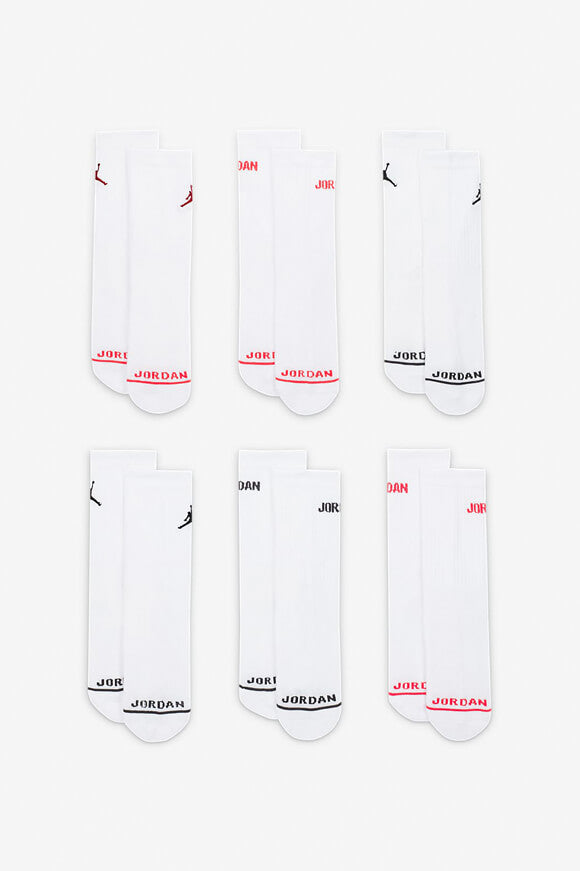 Sechserpack Socken - Weiss