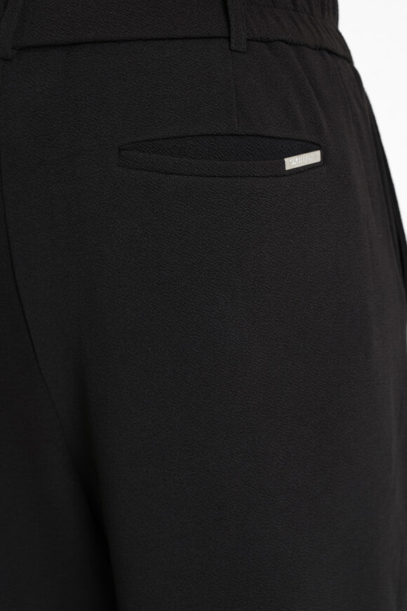 Hose aus Seersucker - Black
