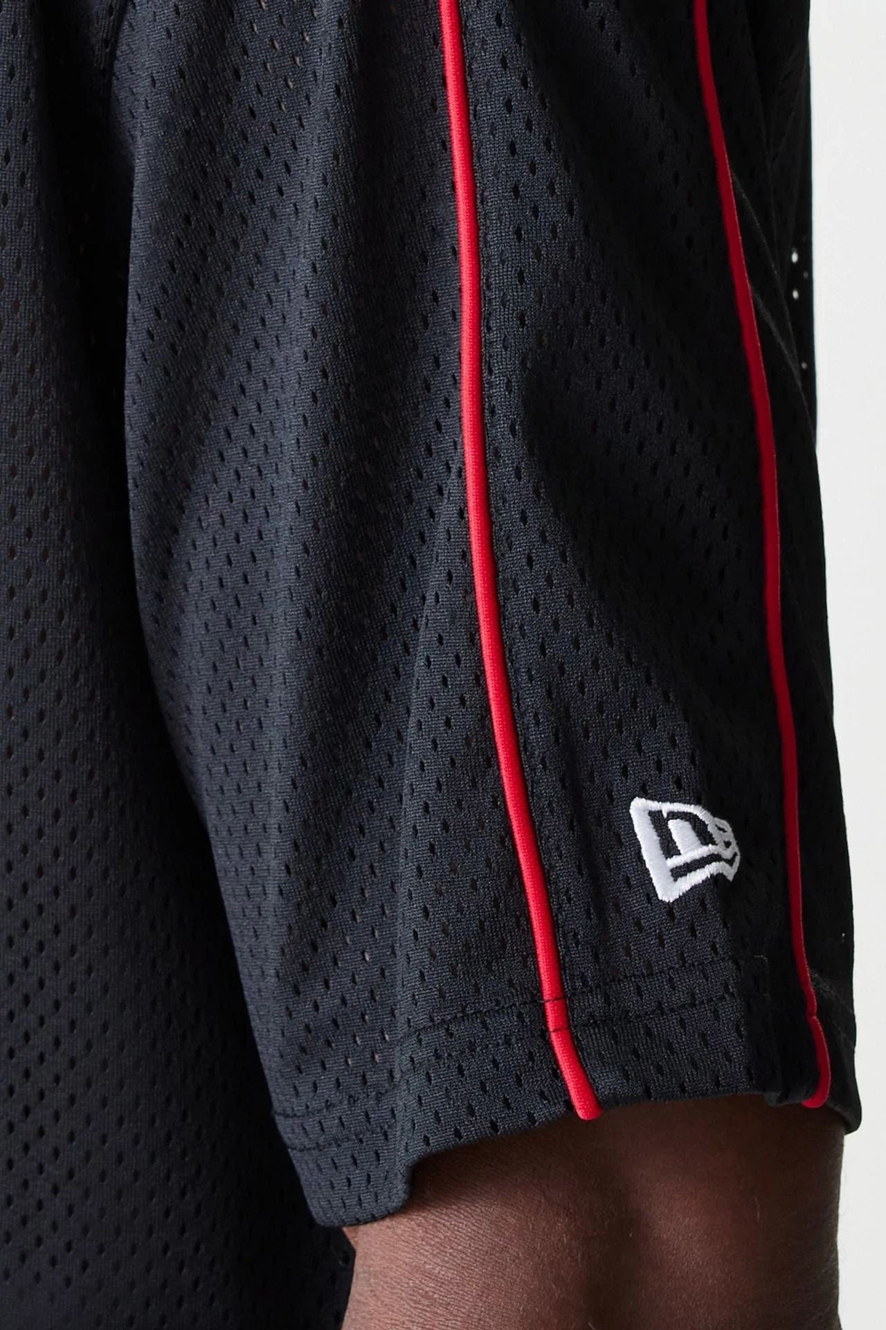 Mesh Oversize T-Shirt - Black