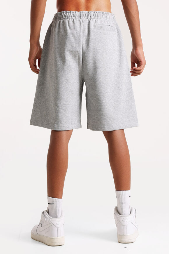 Sweatshorts - Grau meliert