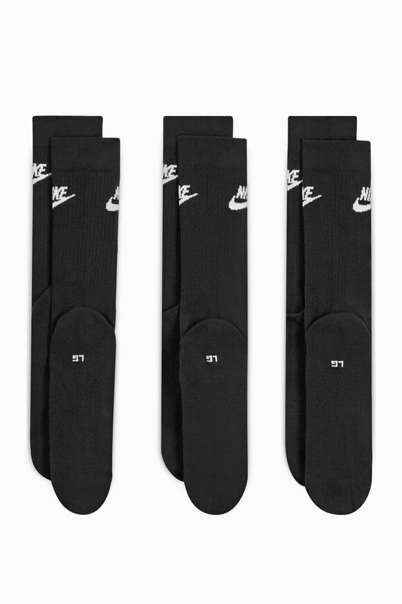 Dreierpack Socken - Schwarz