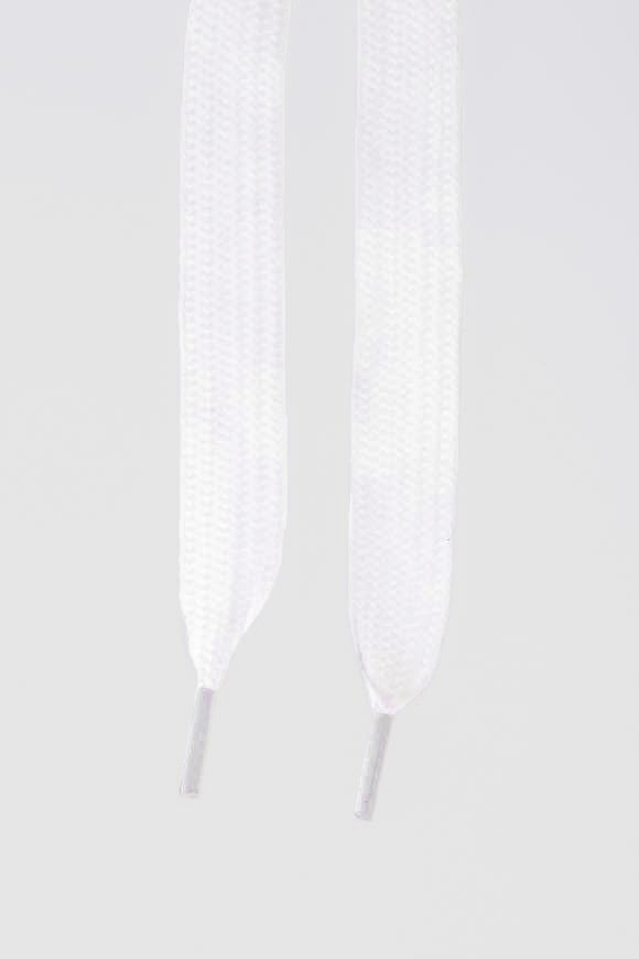 Flache Schnürsenkel - White