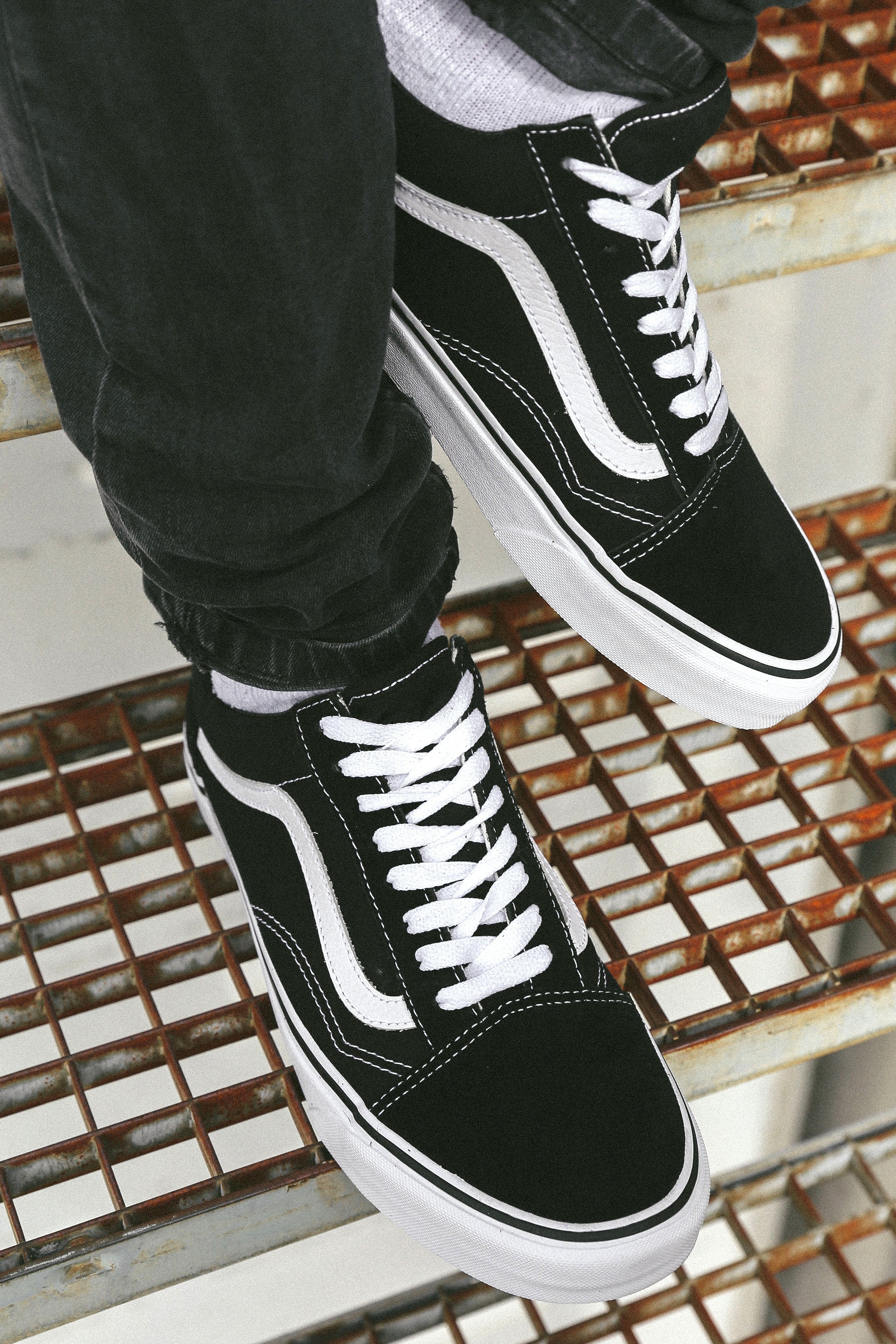 Old Skool Sneaker - Schwarz + Weiss