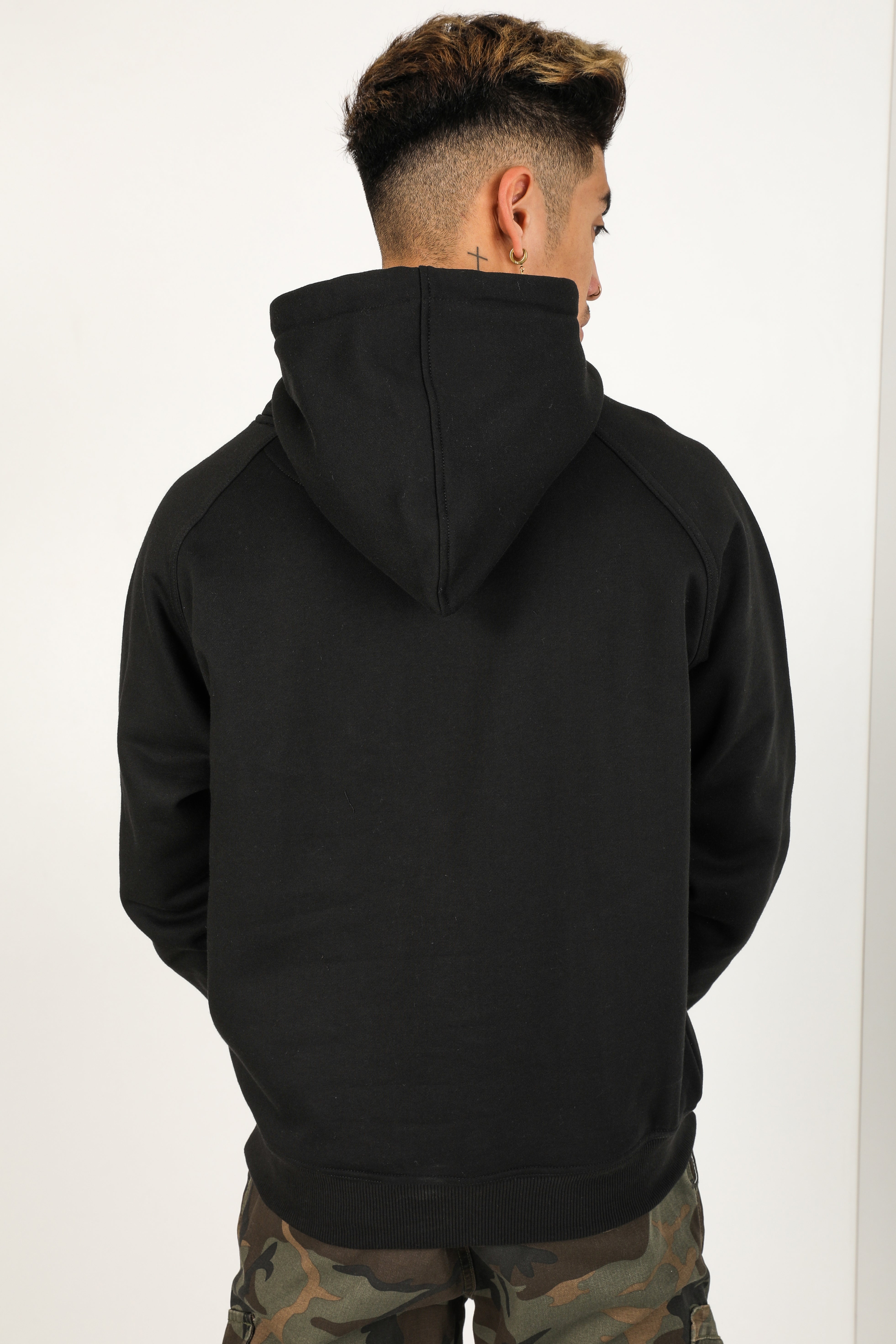 Oversize Kapuzensweatshirt - Black