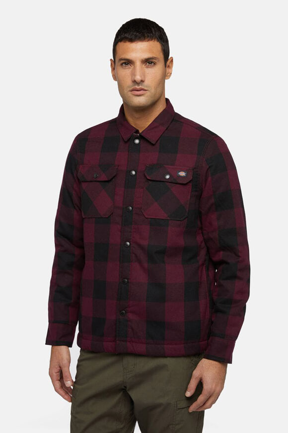Sacramento Gefüttertes Overshirt - Maroon