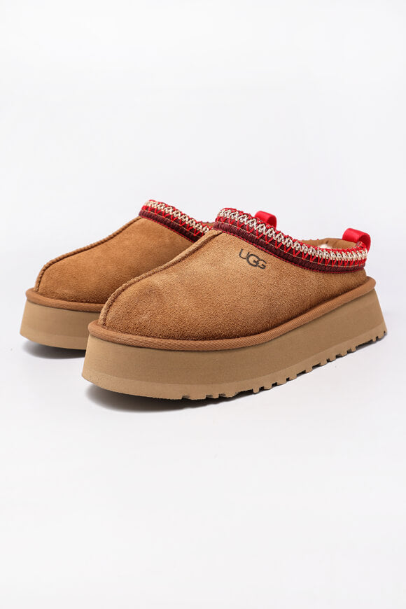Tazz gefütterte Plateau Slipper - Chestnut