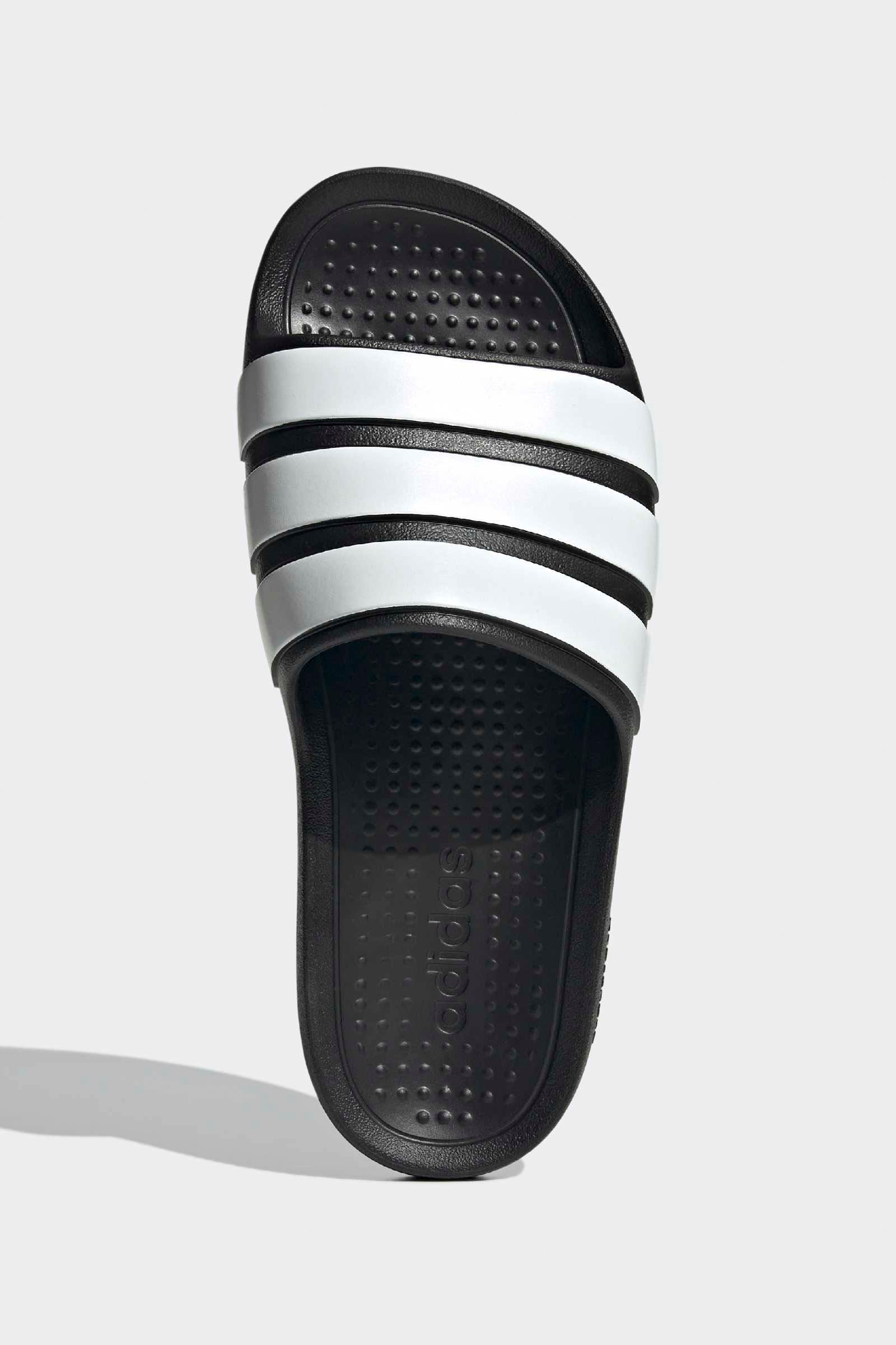 Adilette Flow Pantoletten - Black + White
