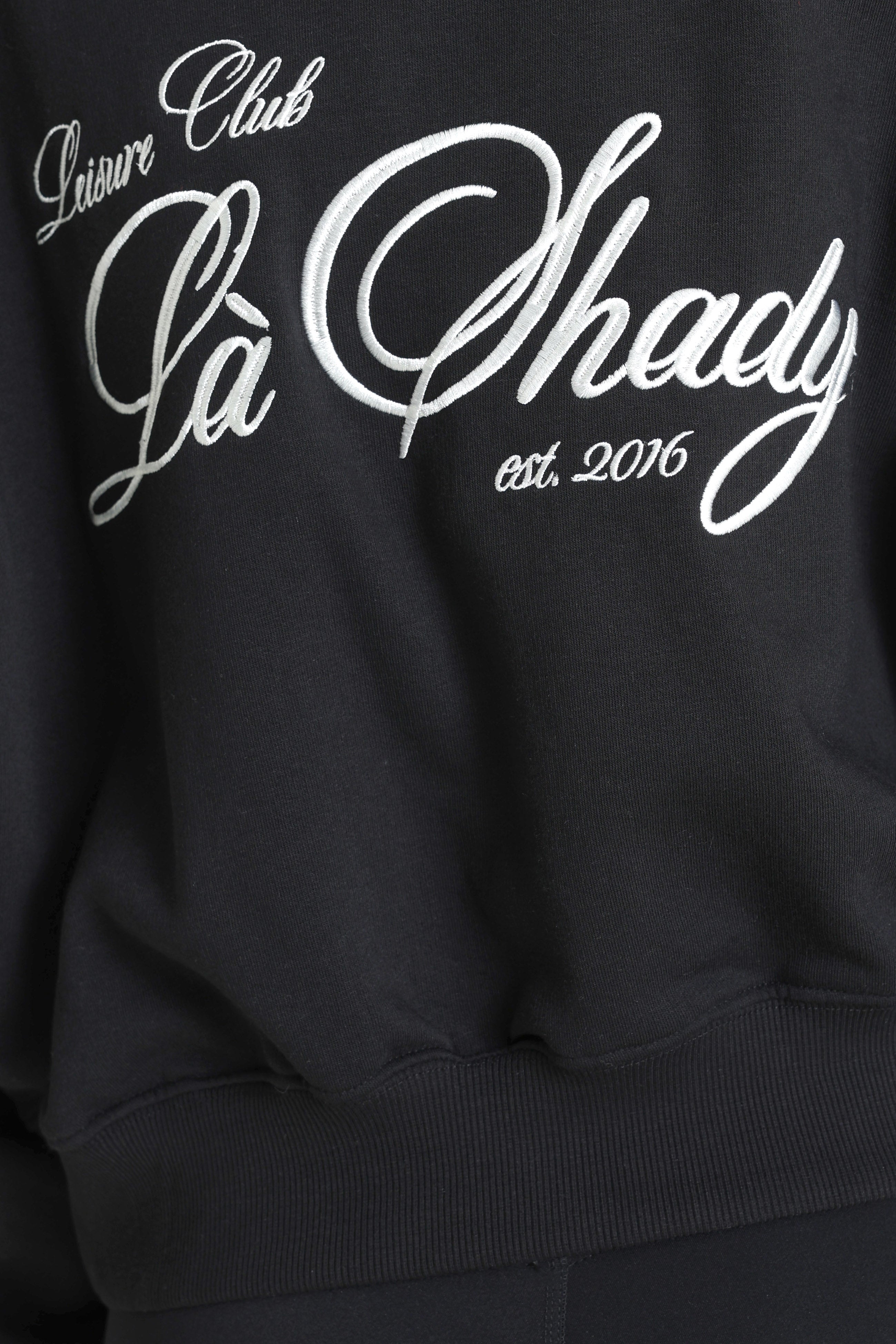 Sweatshirt - Schwarz + Offwhite