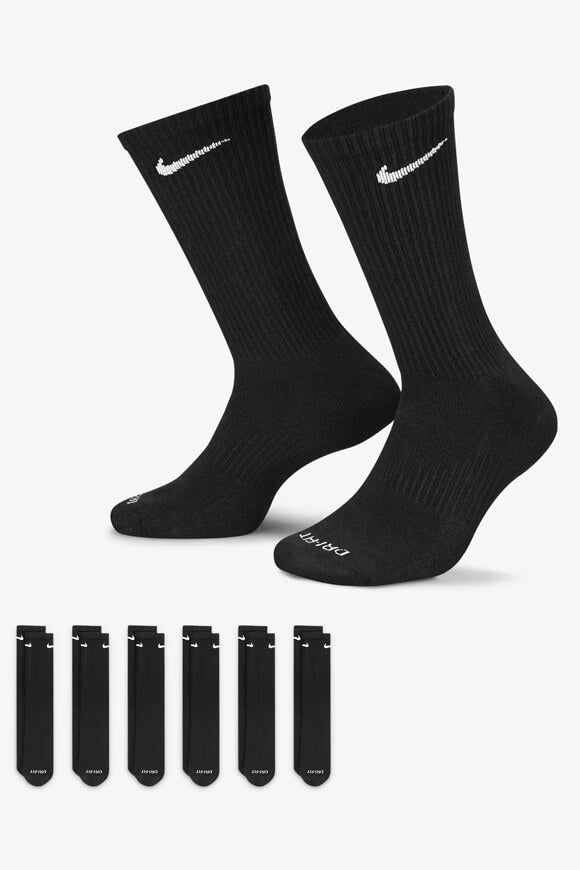 Sechserpack Socken - Black
