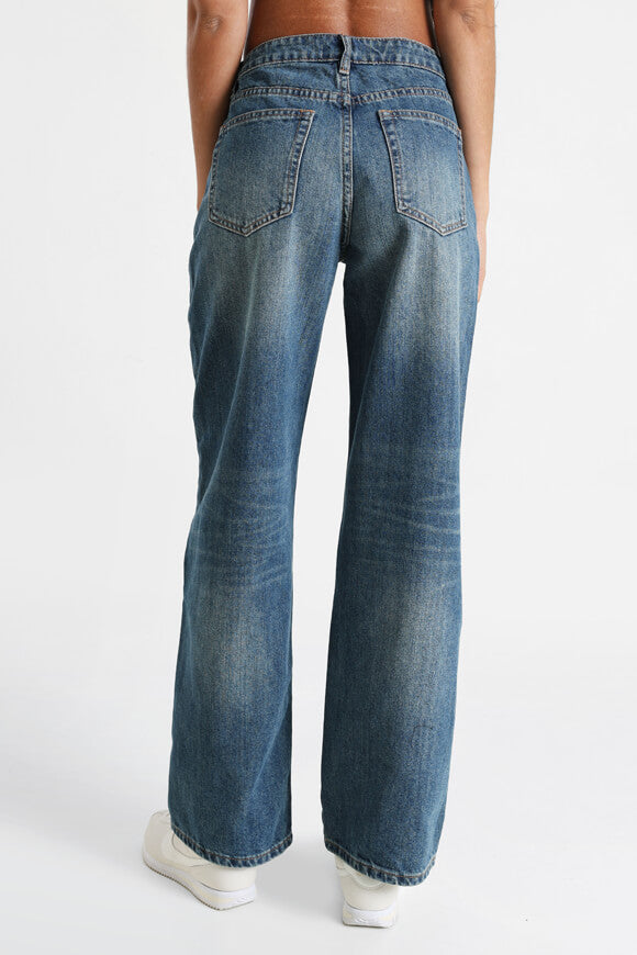 Straight Fit Jeans - Blau