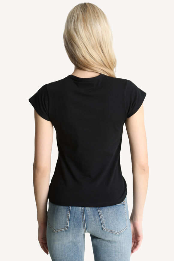 Crop T-Shirt - Schwarz