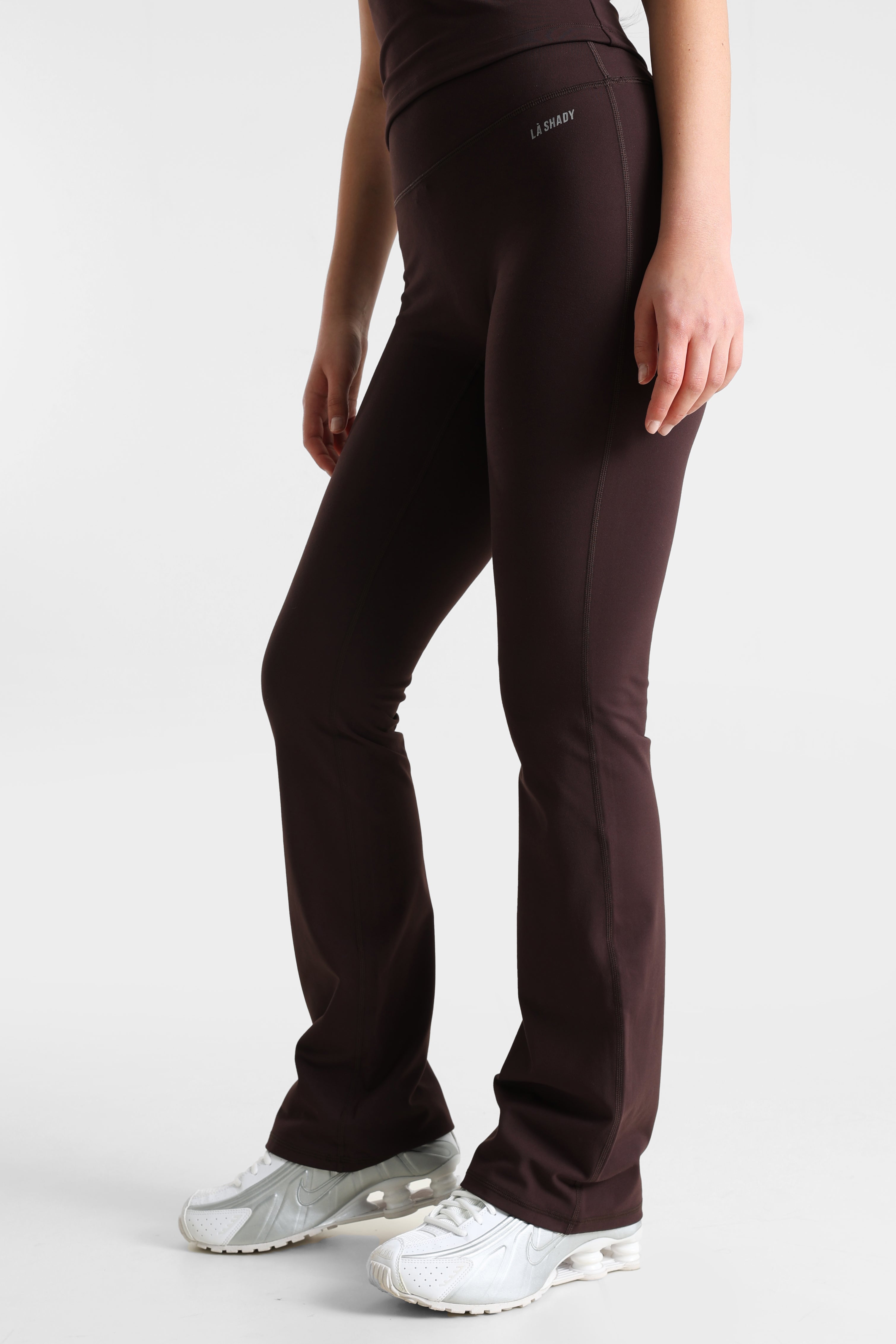 Bootcut Leggings - Dunkelbraun